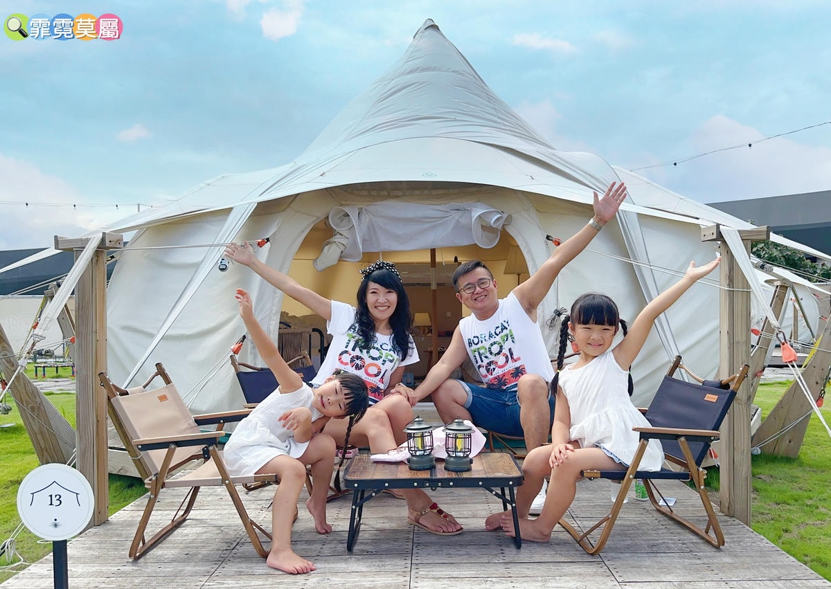 ★台中親子露營推薦★ 蟬說 : 夕陽漫漫，一泊二食住在全台唯