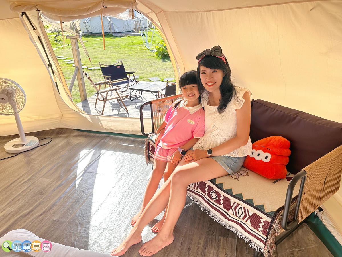 ★台中親子露營推薦★ 蟬說 : 夕陽漫漫，一泊二食住在全台唯