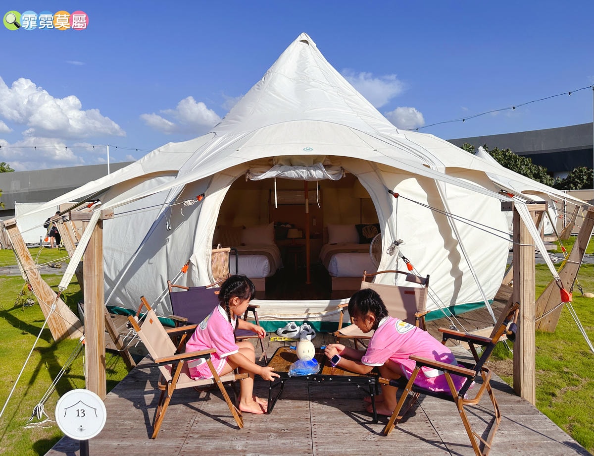 ★台中親子露營推薦★ 蟬說 : 夕陽漫漫，一泊二食住在全台唯