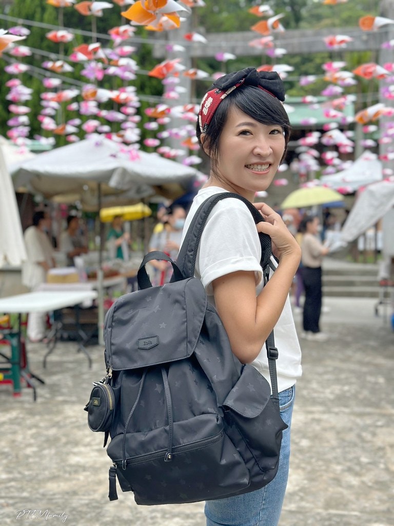 ❤好物分享❤ Zoila 簡約束口後背包,跳脫對媽媽包的印象 LINE_ALBUM_Zoila後背包(星星大款)_231027_17