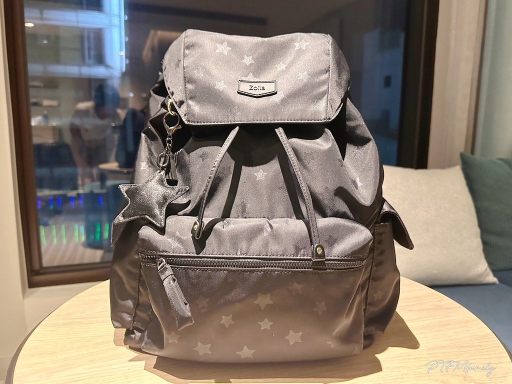 ❤好物分享❤ Zoila 簡約束口後背包,跳脫對媽媽包的印象 LINE_ALBUM_Zoila後背包(星星大款)_231027_22