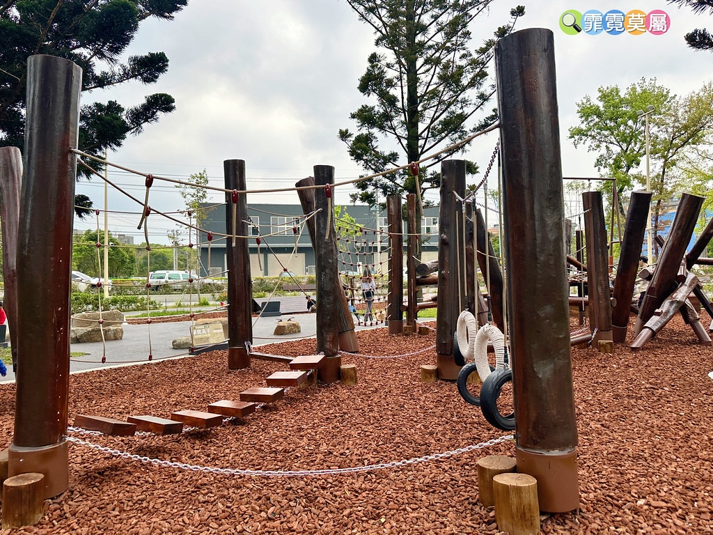 ★桃園公園★ 龍潭綠杉林公園,最新打造的山訓闖關遊戲場,全新 S__114704502_0