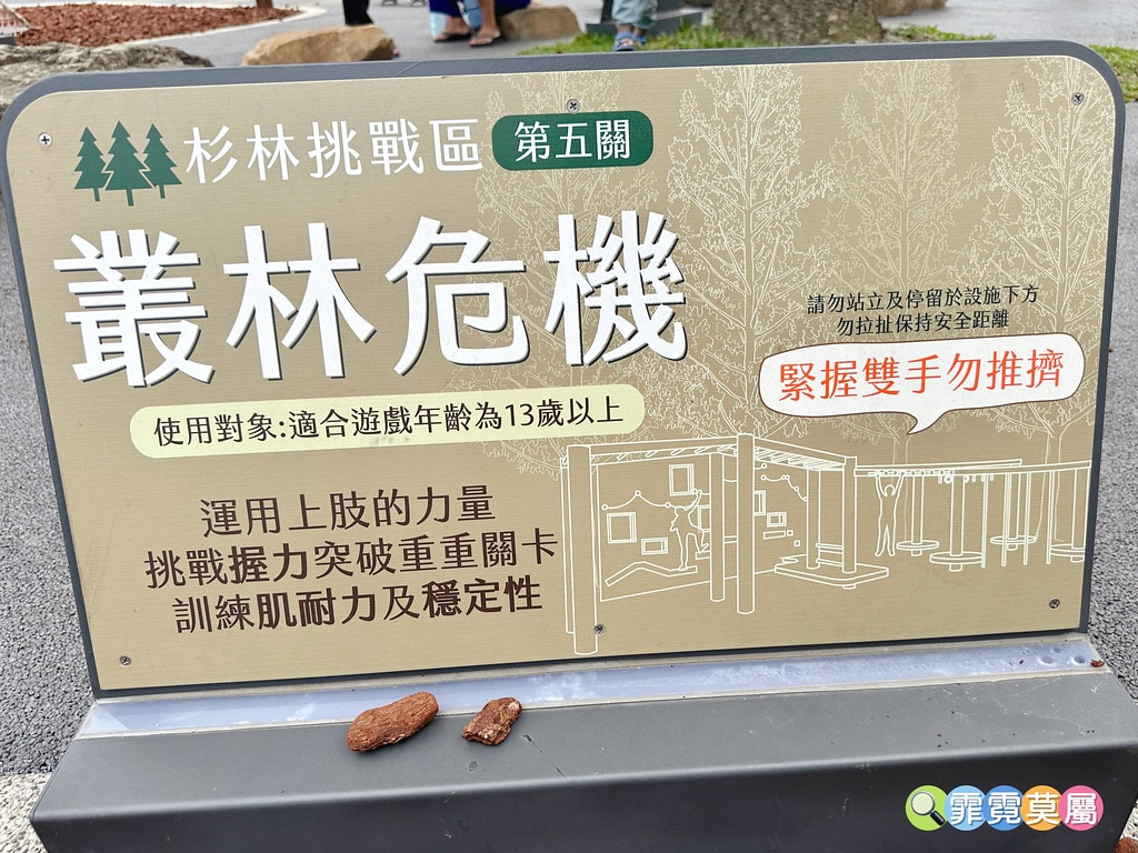★桃園公園★ 龍潭綠杉林公園,最新打造的山訓闖關遊戲場,全新 S__114704522_0