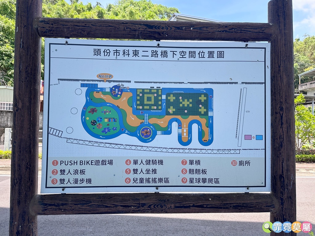 ★苗栗親子景點★ 頭份滑步車公園,晴雨天都能玩的橋下滑步車遊 S__118407173