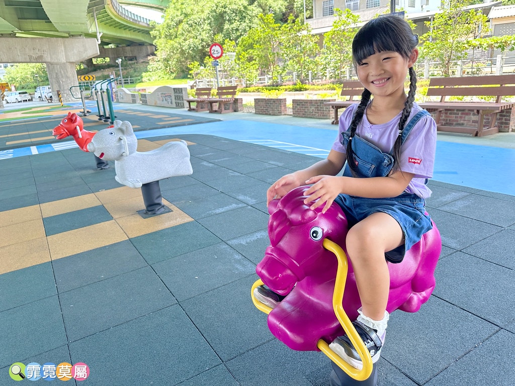 ★苗栗親子景點★ 頭份滑步車公園,晴雨天都能玩的橋下滑步車遊 S__118399009