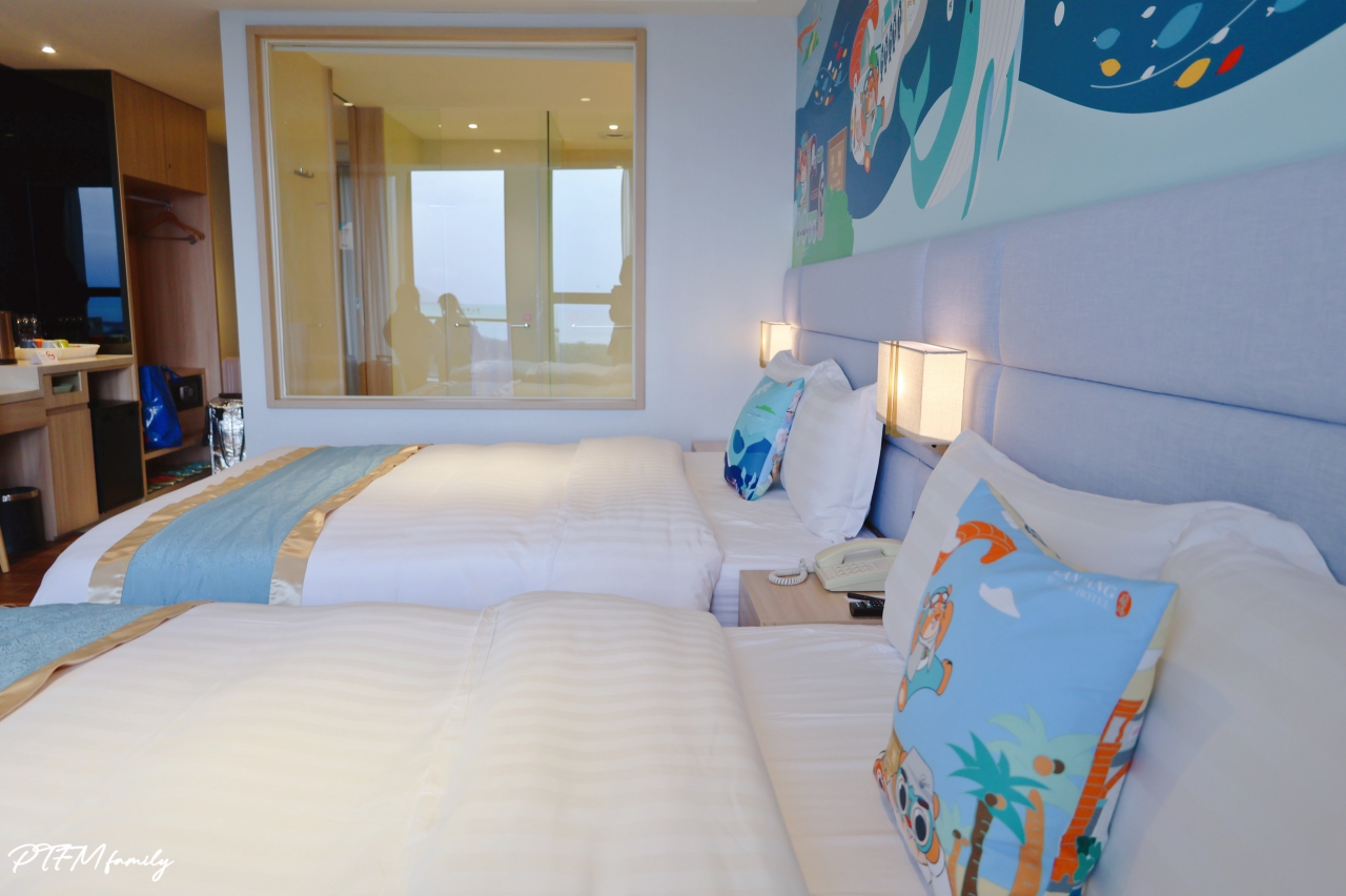 ★宜蘭親子飯店推薦★ 蘭陽烏石港海景酒店，宜蘭最美景觀特色飯店。此團雙人入住免費升等童趣家庭房，可住3大人或2大1小含早餐，此團65折優惠專案直接現省$3800(開團中)