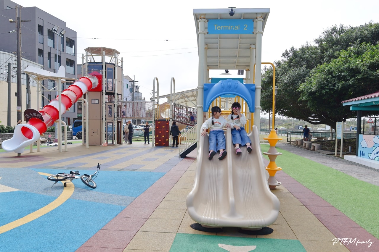 桃園最新公園｜蘆竹海寧公園，全台首座以航空為主題的特色遊戲場