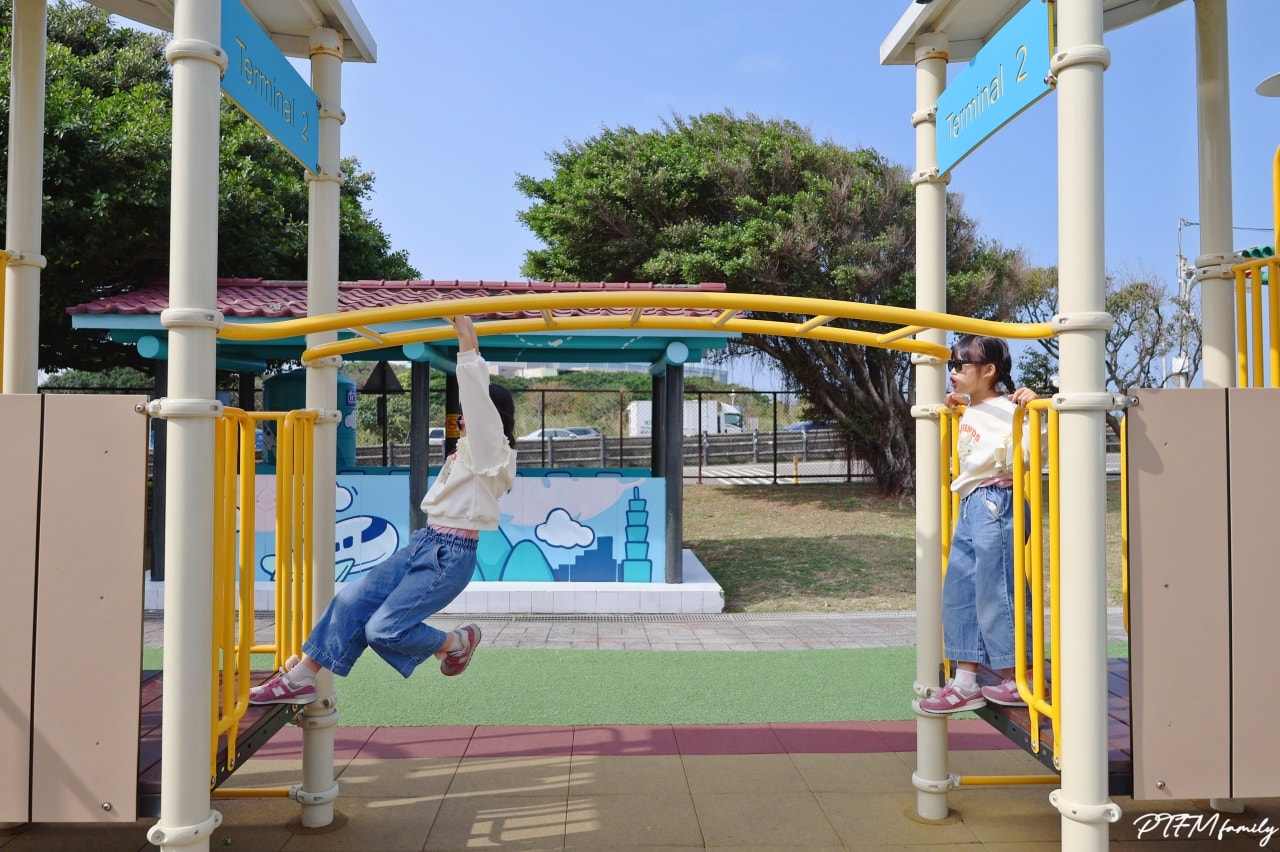 桃園最新公園｜蘆竹海寧公園，全台首座以航空為主題的特色遊戲場