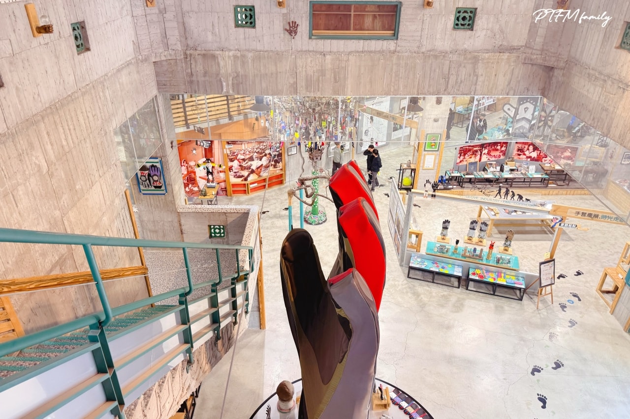 彰化親子景點｜台灣手套博物館，免門票參觀提供各種古早味童玩遊具面免費玩