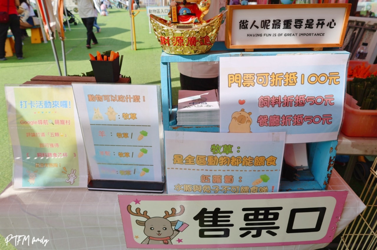 嘉義親子景點｜萌寵村親子樂園，豐富的動物互動玩人力飛車、海盜村還有手搖船可以划