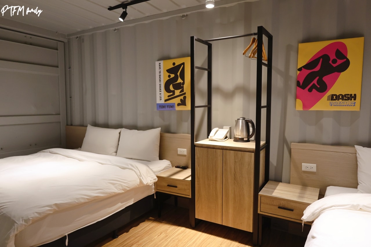 ★宜蘭住宿推薦★ 達煦浪花旅店，貨櫃屋住宿體驗四人房只要$2199，加碼送免費開卡丁車和暢玩遊樂機台(已結團)
